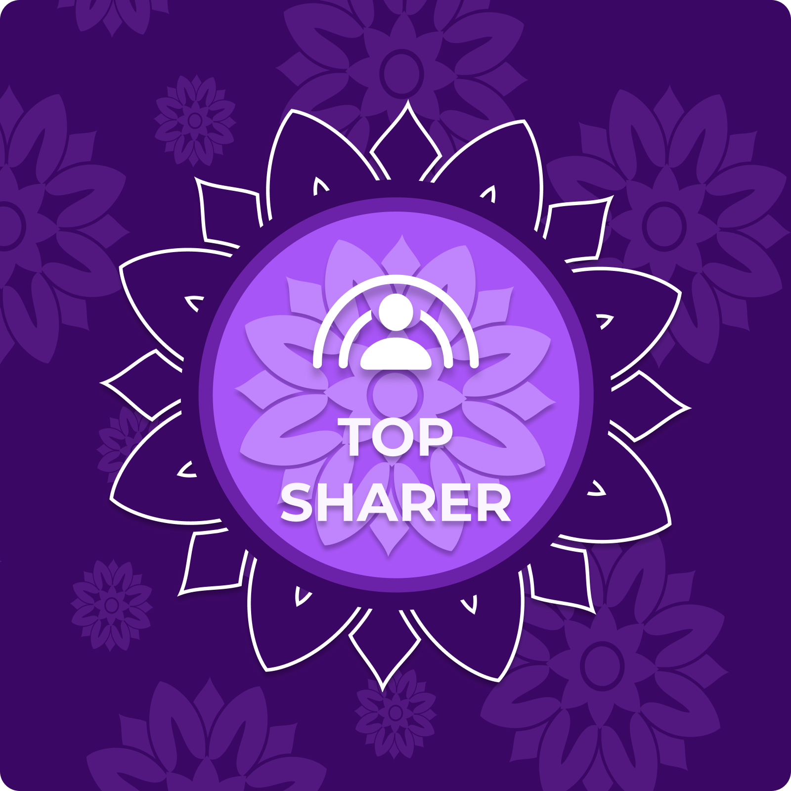 Top Sharer Badge
